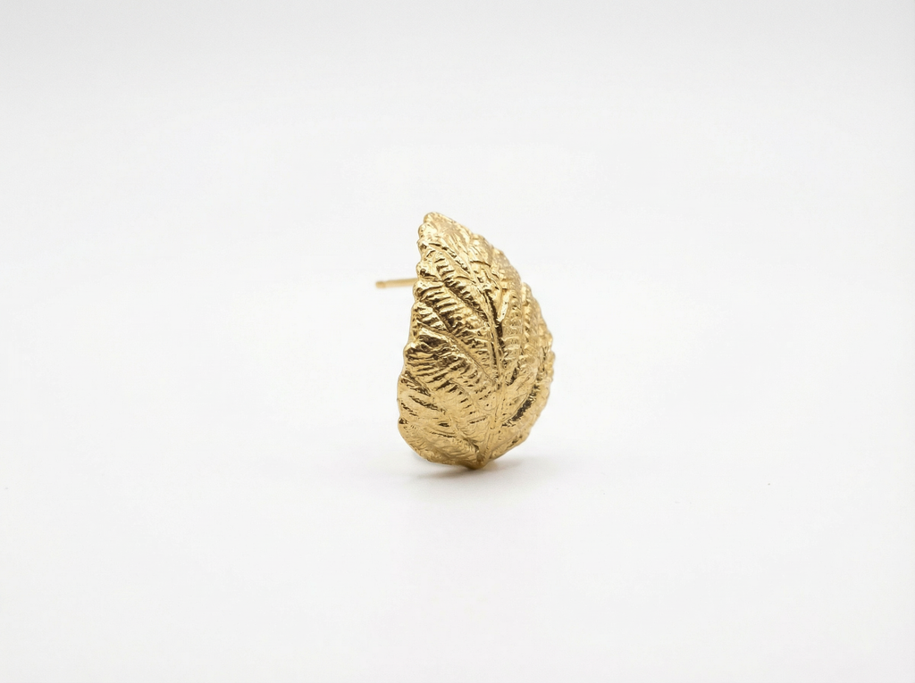 Botanical Leaf Stud Earrings