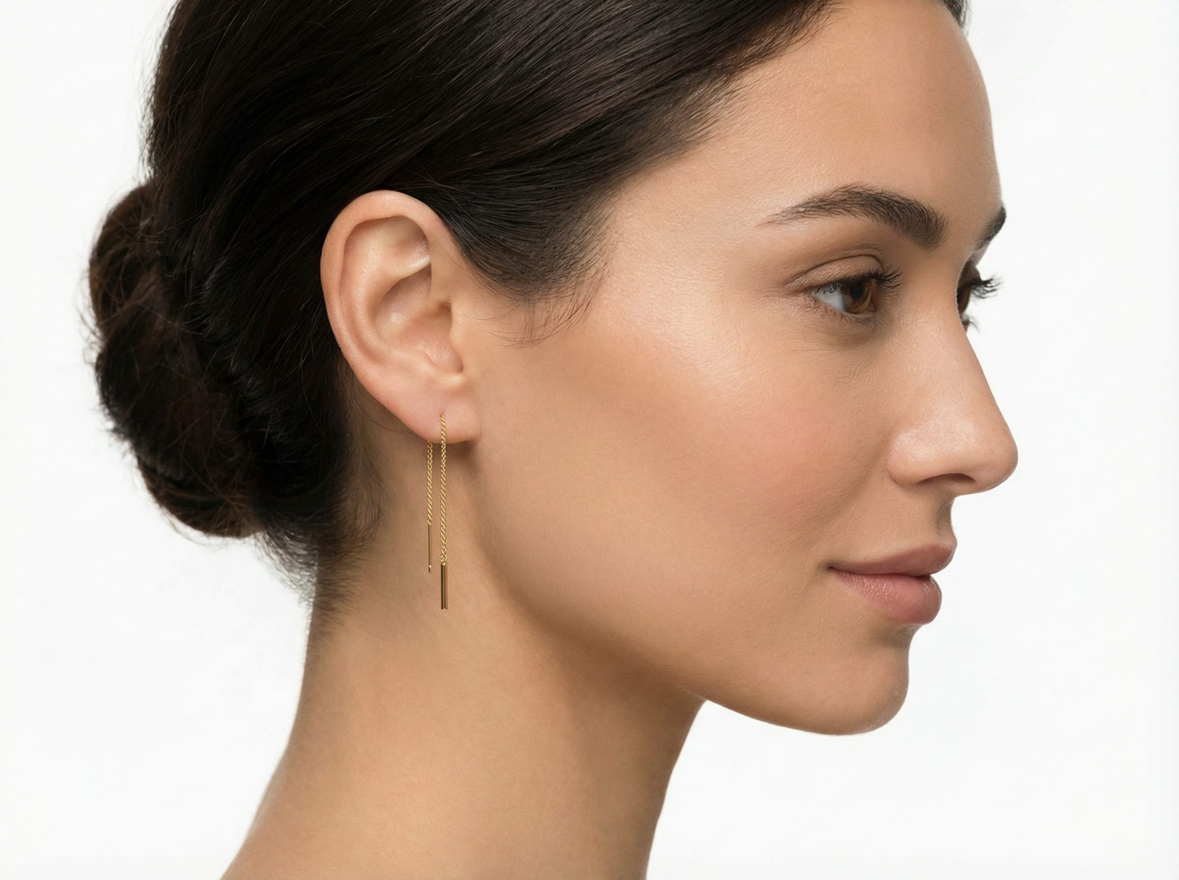 Personalized Disc Threader Earring