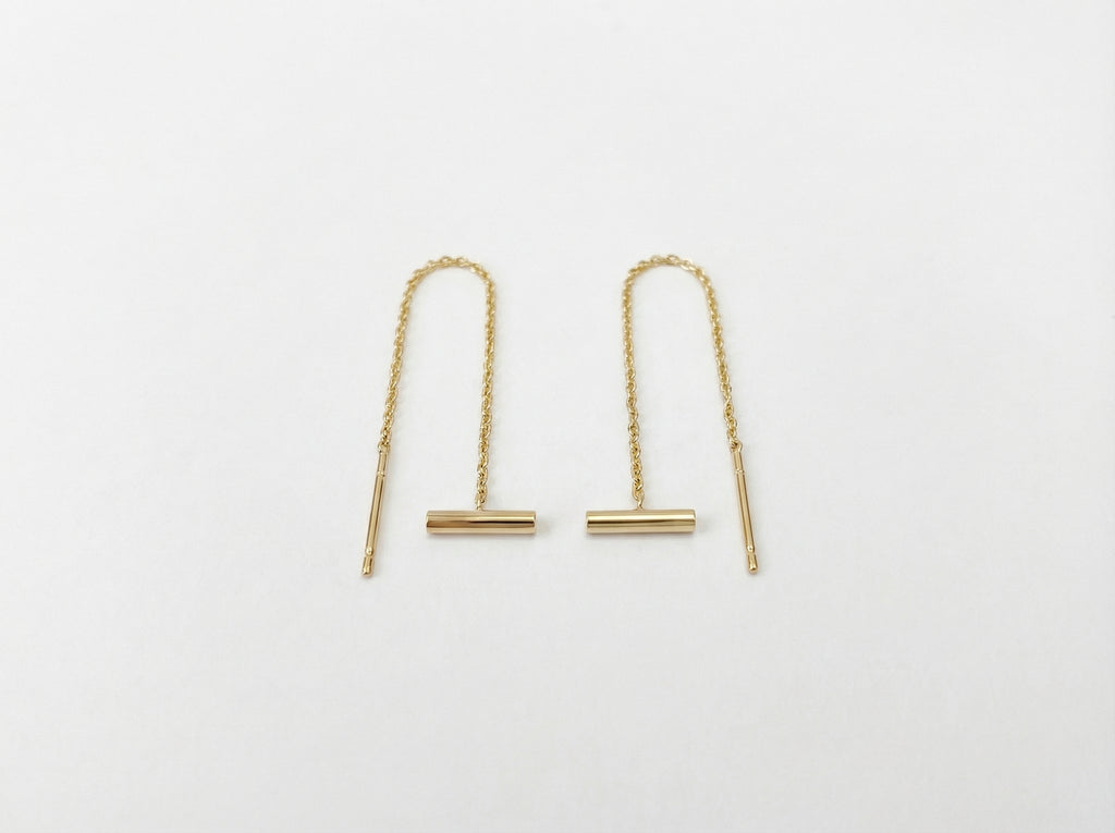 Personalized Disc Threader Earring